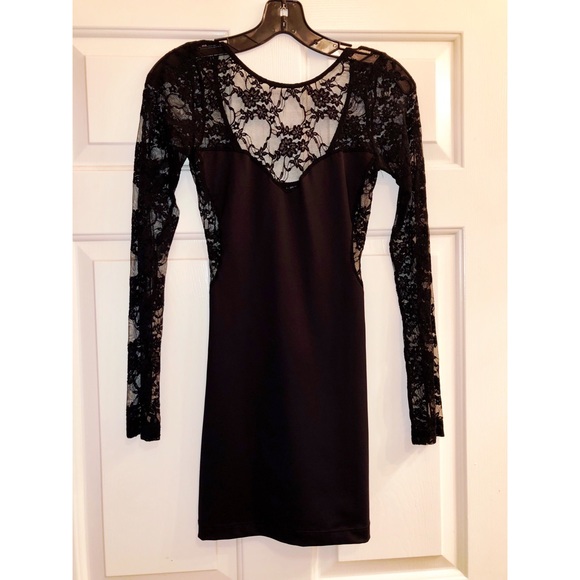 Laced Black Dress - Picture 2 of 3